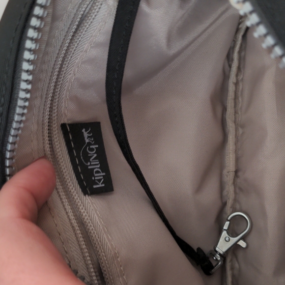 Kipling Black Mini Nylon Crossbody Bag - Picture 6 of 8